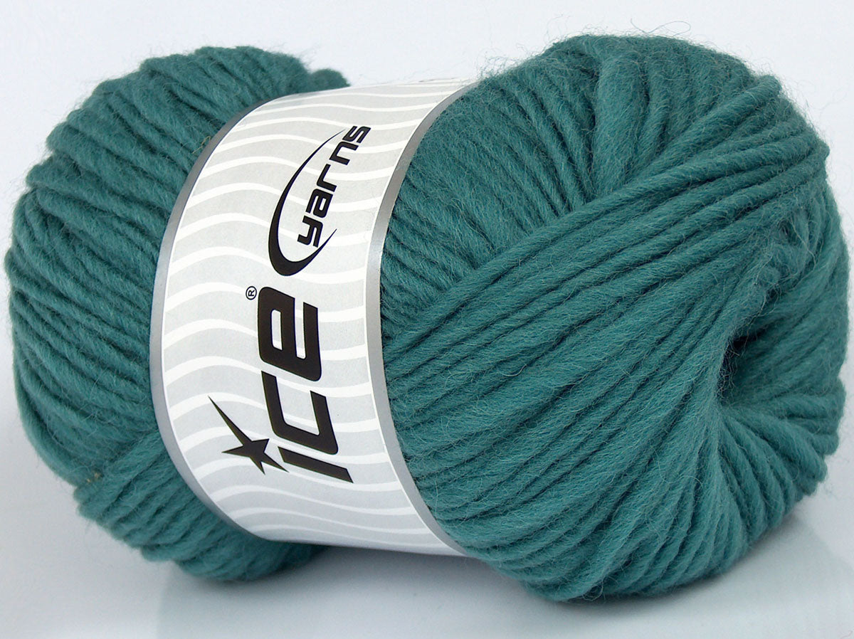 Lot of 4 x 95gr Skeins Ice Yarns SALE LUXURY-PREMIUM (100% Wool) Yarn Teal