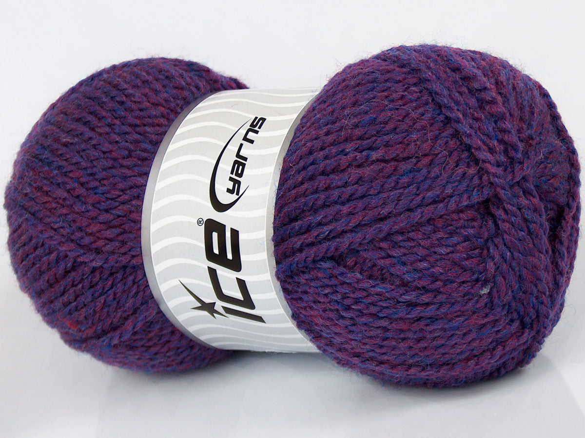 Lot of 3 x 95gr Skeins Ice Yarns MISC SALE Hand Knitting Yarn Purple