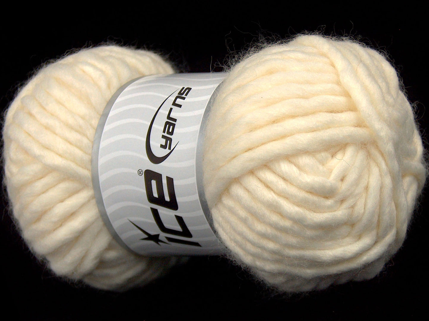 Lot of 2 x 110gr Skeins Ice Yarns SALE LUXURY-PREMIUM (100% Wool) Yarn Ecru