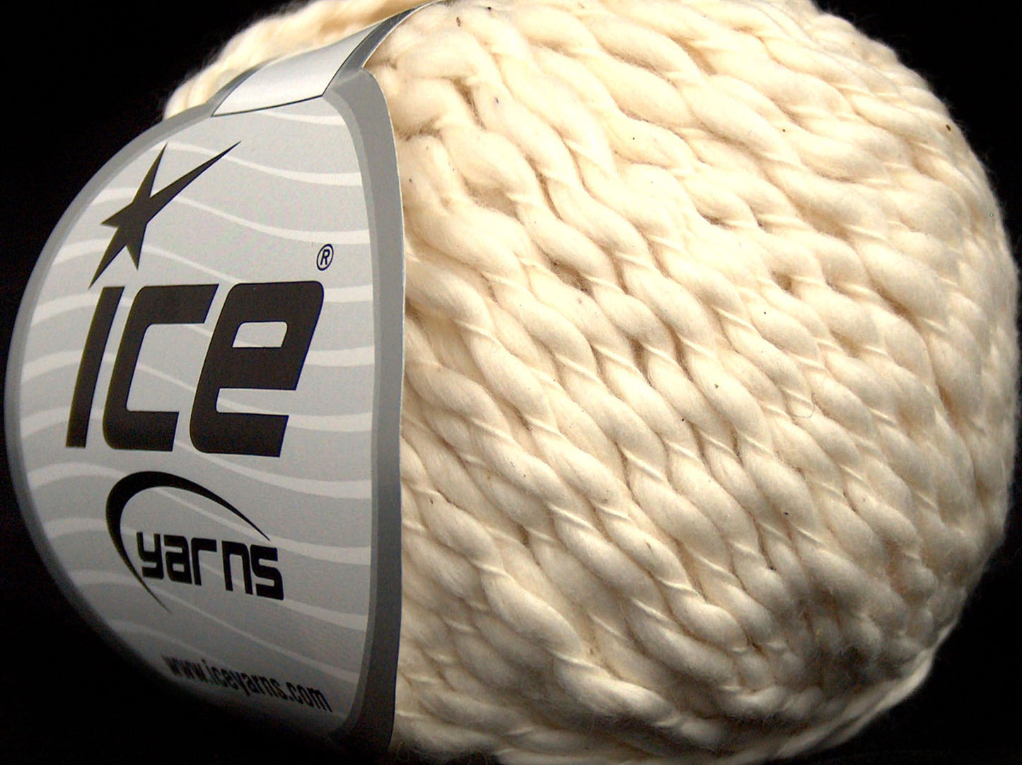 Lot of 8 Skeins Ice Yarns THERA 50GR (100% Cotton) Hand Knitting Yarn Cream