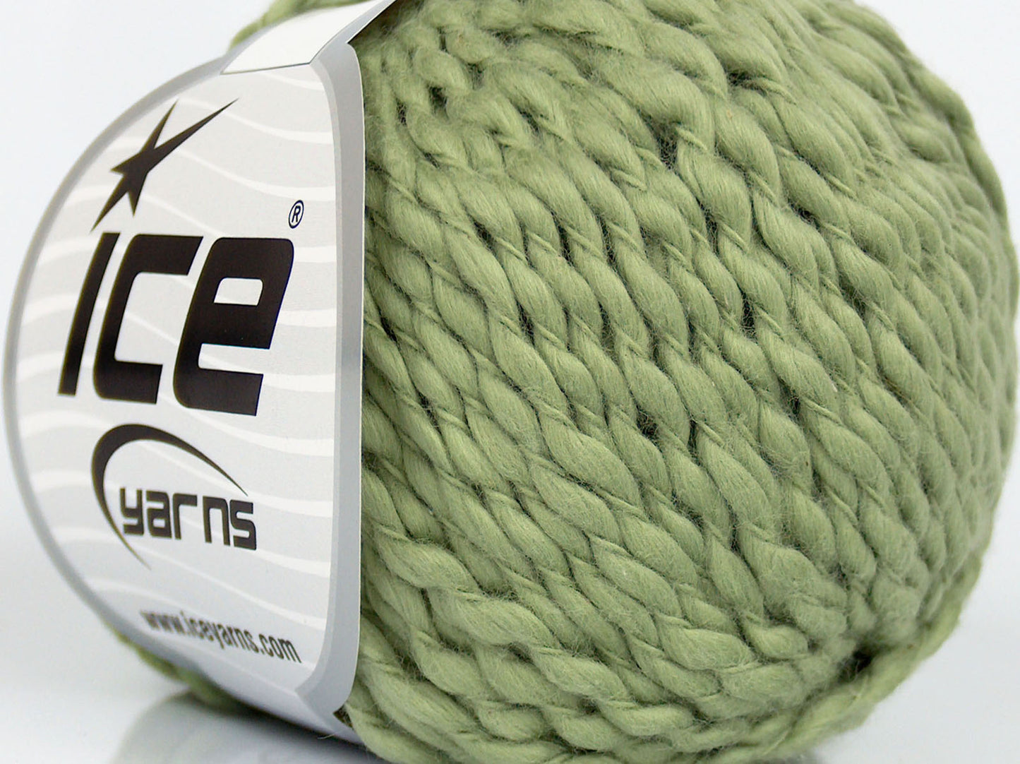 Lot of 8 Skeins Ice Yarns THERA 50GR (100% Cotton) Yarn Light Green