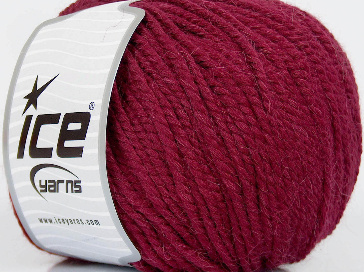 Lot of 4 x 105gr Skeins Ice Yarns BARRANCA (40% Wool 10% Mohair) Yarn Burgundy