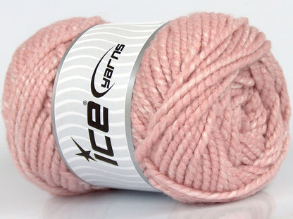 Lot of 3 x 115gr Skeins Ice Yarns SALE ACRYLIC Hand Knitting Yarn Pink Melange