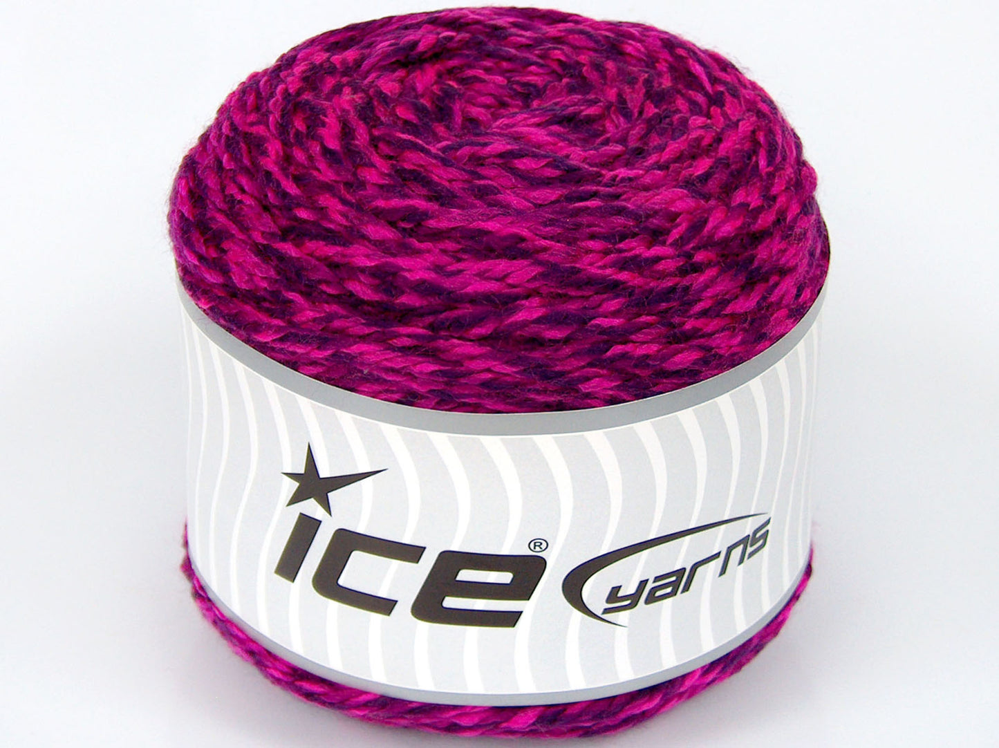 Lot of 2 x 205gr Skeins Ice Yarns SALE CAKES YARN Yarn Purple Fuchsia