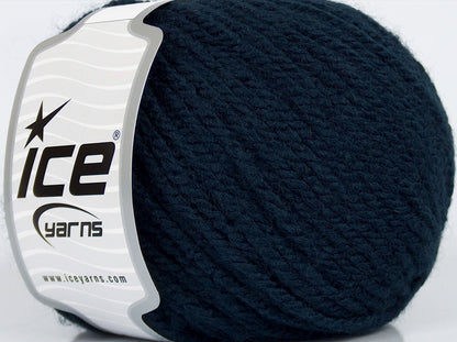 Lot of 4 x 105gr Skeins Ice Yarns SALE WINTER (50% Wool) Yarn Dark Navy
