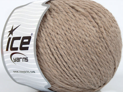 Lot of 3 x 100gr Skeins Ice Yarns AYACUCHO (50% Wool) Yarn Light Camel