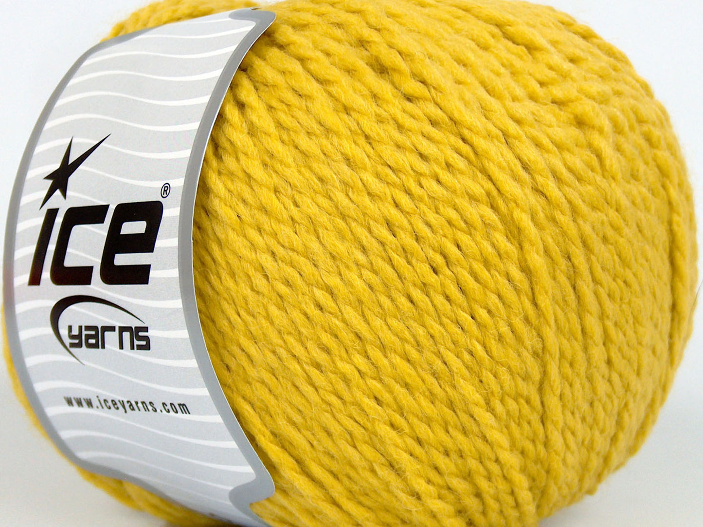 Lot of 3 x 100gr Skeins Ice Yarns AYACUCHO (50% Wool) Hand Knitting Yarn Yellow