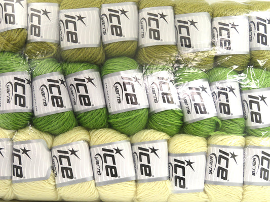 Mixed Lot Multicolor Plain Yarns