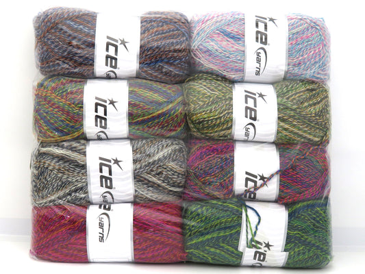 Mixed Lot Multicolor Sock Yarns fnt2-83669