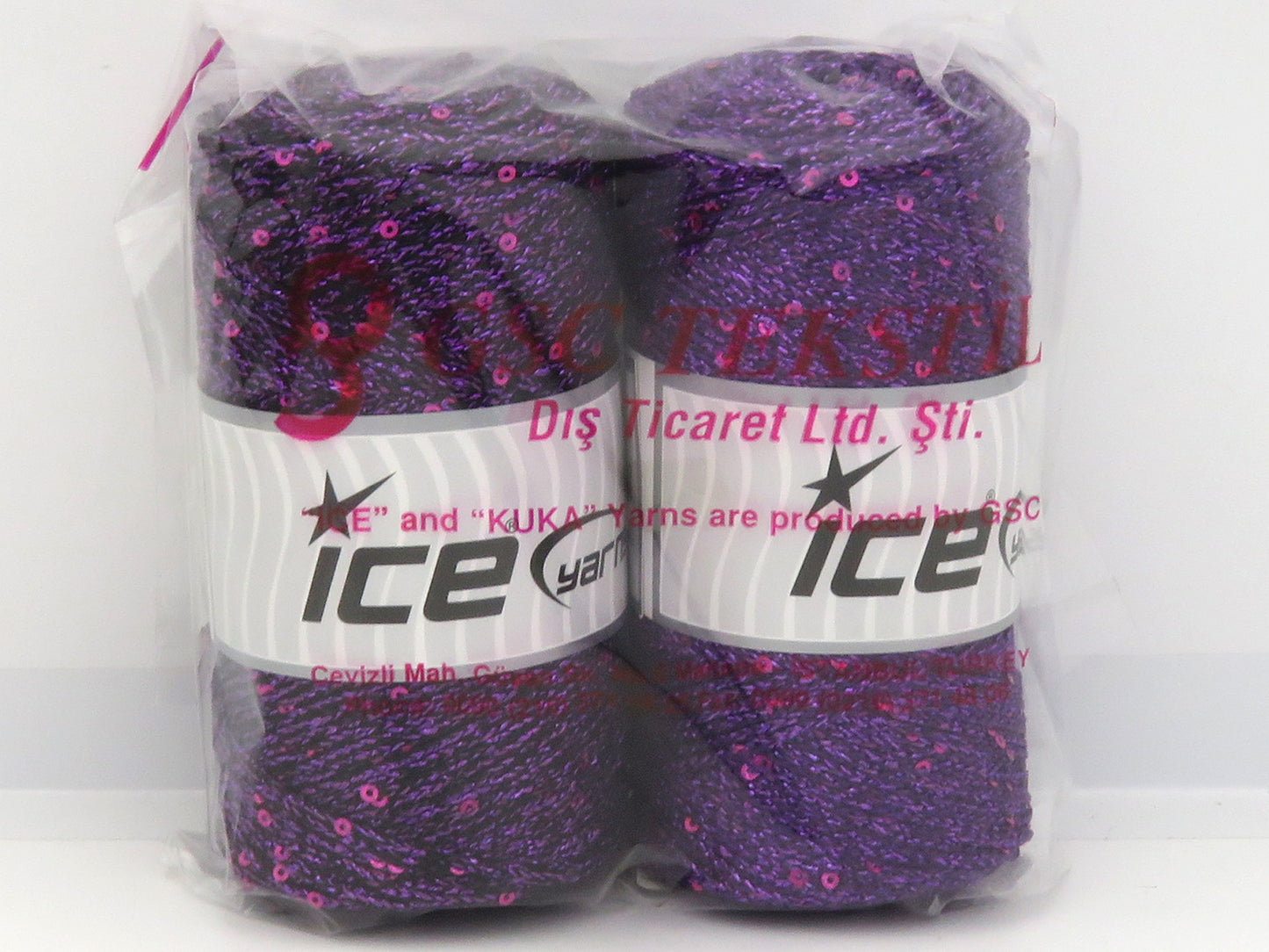 Mixed Lot Multicolor Macrame Glitz Paillette Yarns fnt2-84299