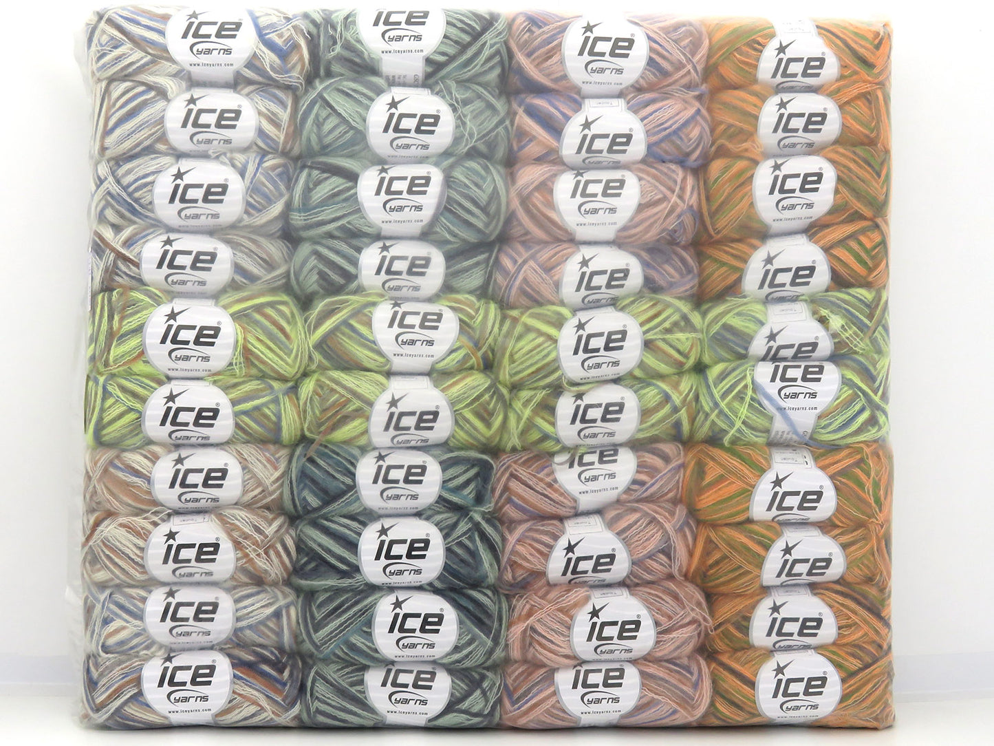 Mixed Lot Multicolor Winter Yarns fnt2-84468