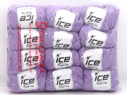 Mixed Lot Multicolor Prima Paillette Yarns fnt2-84801