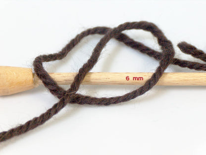 Alpaca Bulky Dark Brown Sku:fnt2-25397