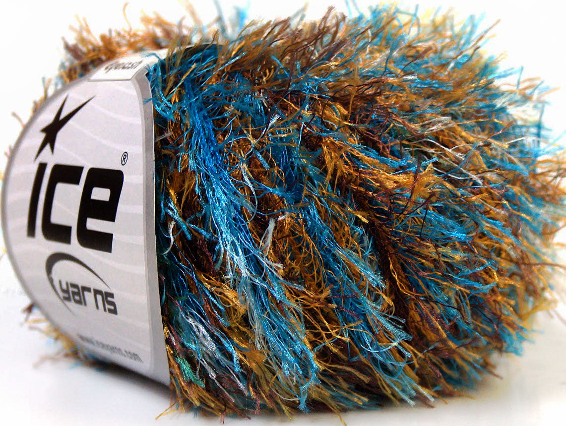 Eyelash Colorful Blue, Green, Brown, Gold