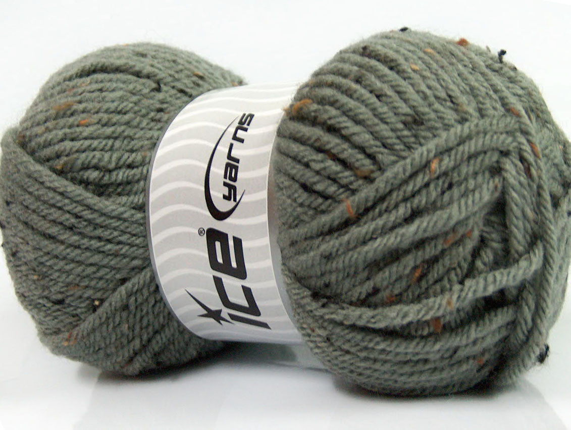 Wool Tweed Superbulky Grey Sku:fnt2-40834
