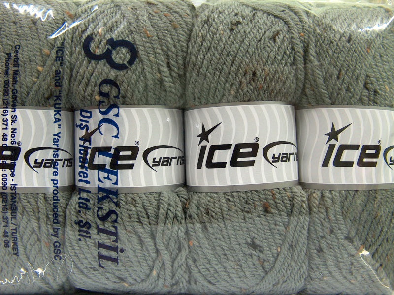 Wool Tweed Superbulky Grey Sku:fnt2-40834