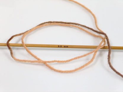 Print Sock Brown Shades, Camel Sku:fnt2-51907