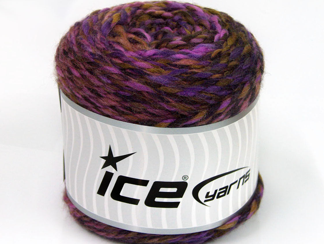 Cakes Wool Chunky Colors Purple Shades, Brown Shades fnt2-58151