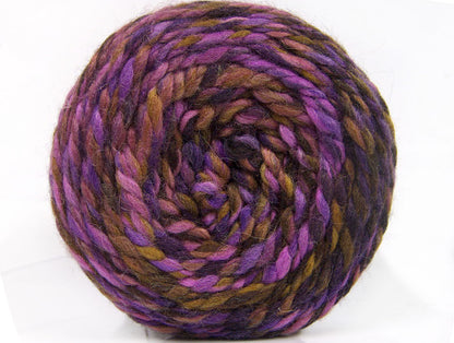 Cakes Wool Chunky Colors Purple Shades, Brown Shades fnt2-58151