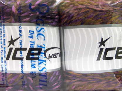 Cakes Wool Chunky Colors Purple Shades, Brown Shades fnt2-58151