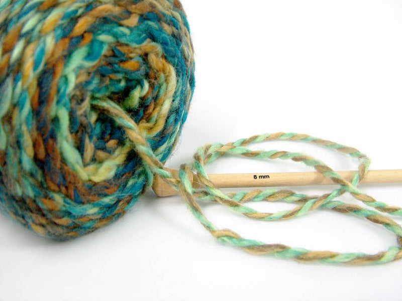 Cakes Wool Chunky Colors Green Shades, Turquoise, Brown Shades fnt2-58158