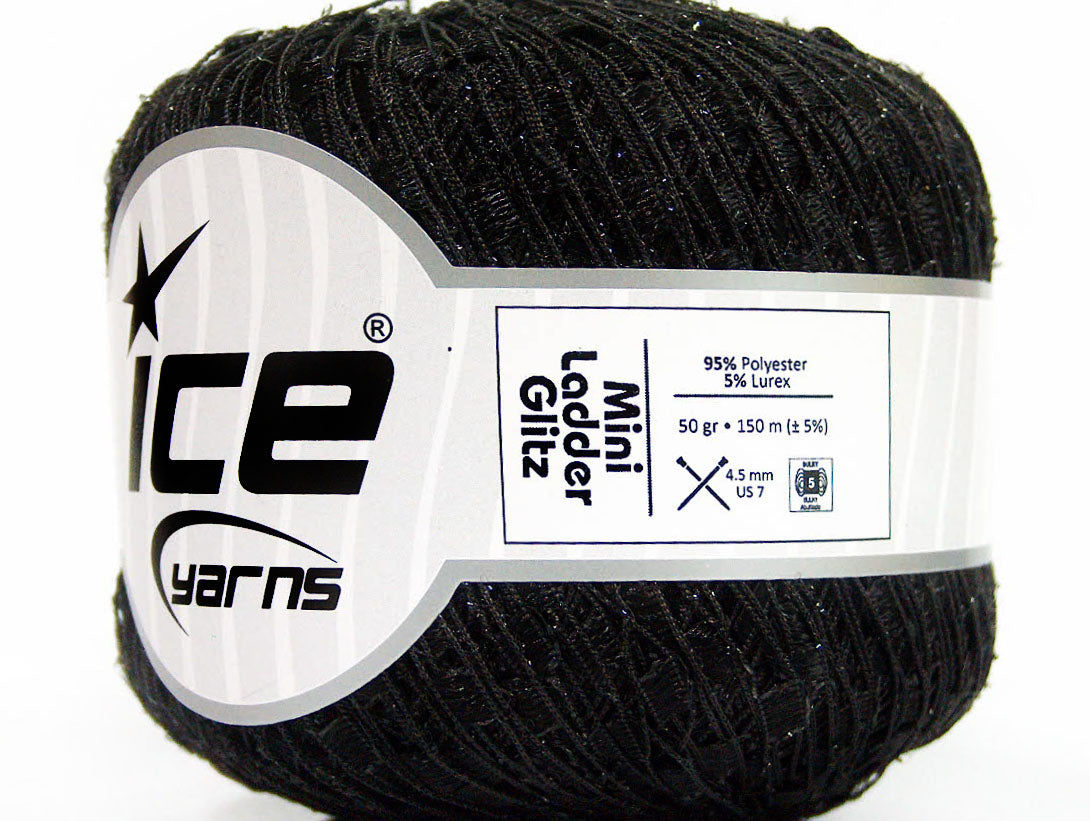 Mini Ladder Glitz Black Trellis fnt2-58247