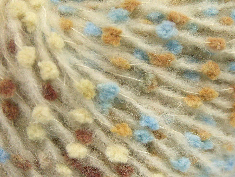 Alpaca Punto Cream, Brown Shades, Blue Sku:fnt2-58429