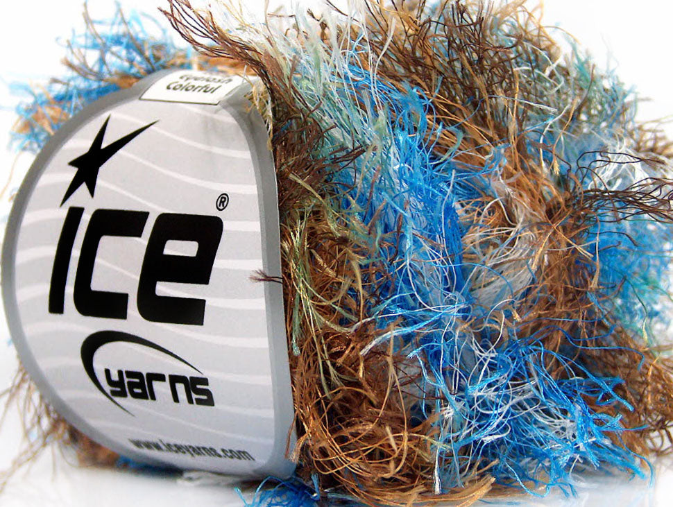 Long Eyelash Colorful Blue, Green, Brown, Gold Sku:fnt2-59697