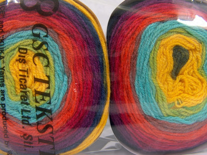 Cakes DK Navy, Purple, Fuchsia, Red, Green Shades, Yellow fnt2-61190