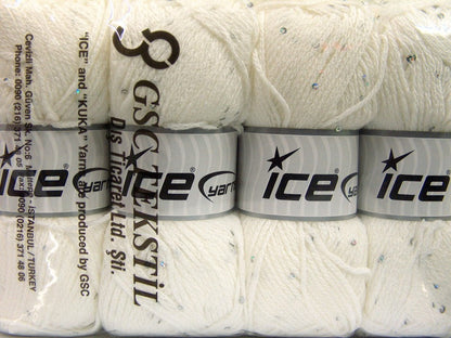 Chain Paillette White fnt2-64443