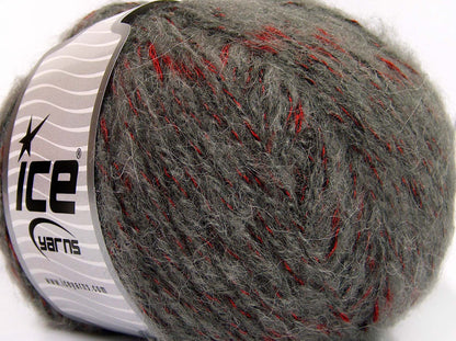 Alpaca Shine Grey, Red fnt2-64604