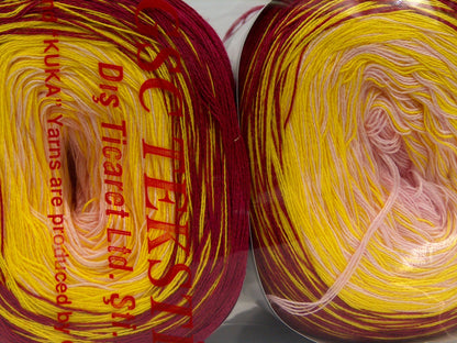 Cakes Cotton Fine Fuchsia, Neon Yellow, Light Pink fnt2-66862