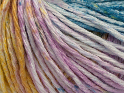 Mona Lisa Oil Blue, Pink Shades, Green, Yellow fnt2-68413