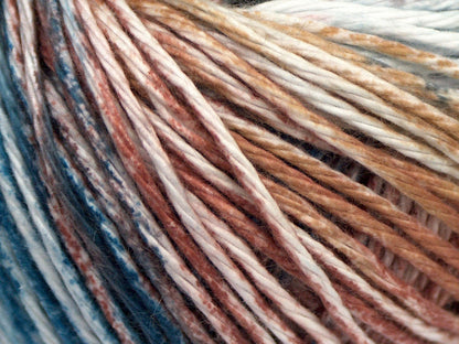 Mona Lisa Oil Blue, Brown Shades, White fnt2-68419