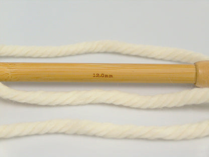 Jumbo Pure Wool Light Cream fnt2-68458