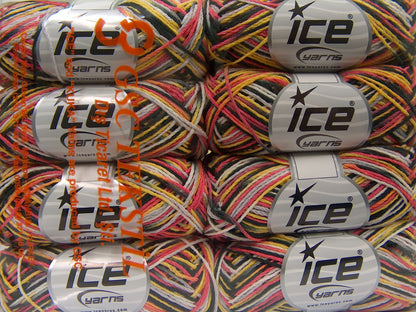 Vienna Black, Yellow, Salmon, Light grey fnt2-68625