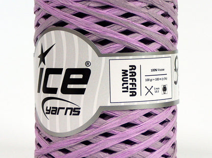 Raffia Multi Lilac, Light Grey fnt2-70721