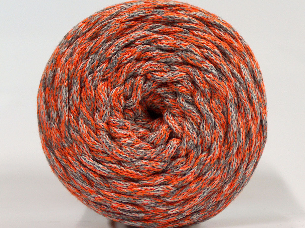 Macrame Cotton Color Salmon, Grey Shades fnt2-70803