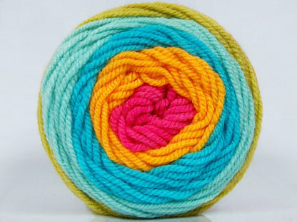 Cakes Wool Pink, Yellow, Turquoise, Mint Green, Light Green fnt2-73290