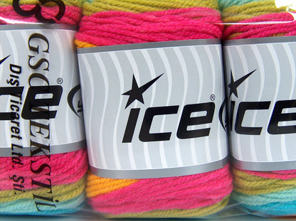 Cakes Wool Pink, Yellow, Turquoise, Mint Green, Light Green fnt2-73290