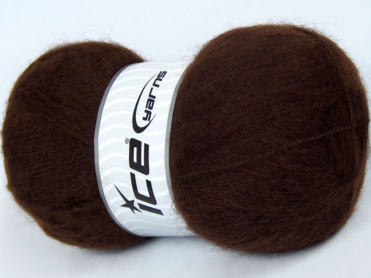 Mohair Pastel Dark Brown fnt2-73631