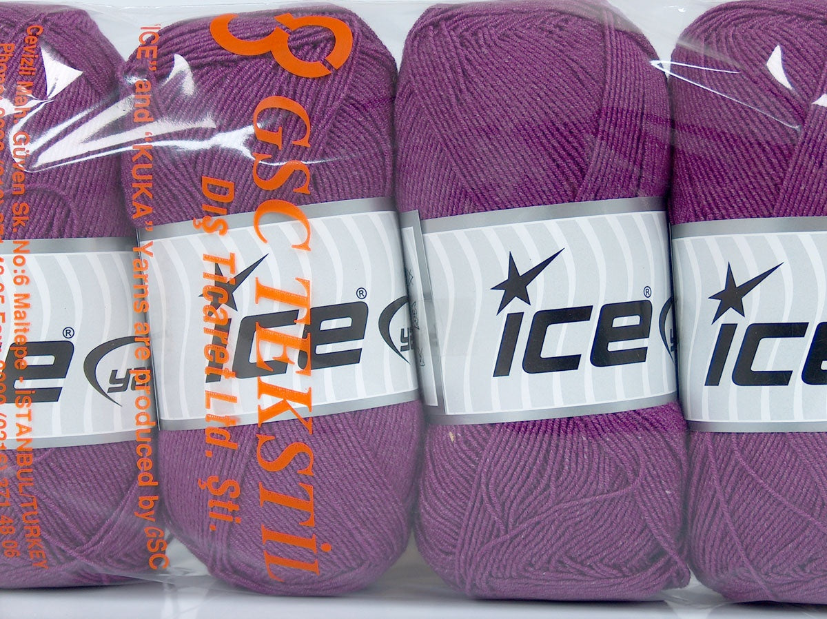 Socke Baumwolle Dark Fuchsia fnt2-73942