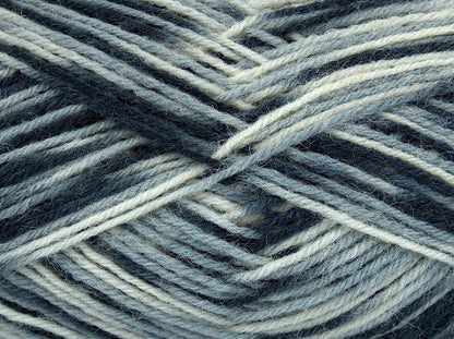 SockenWolle Grey Shades, Black, Ecru fnt2-73963