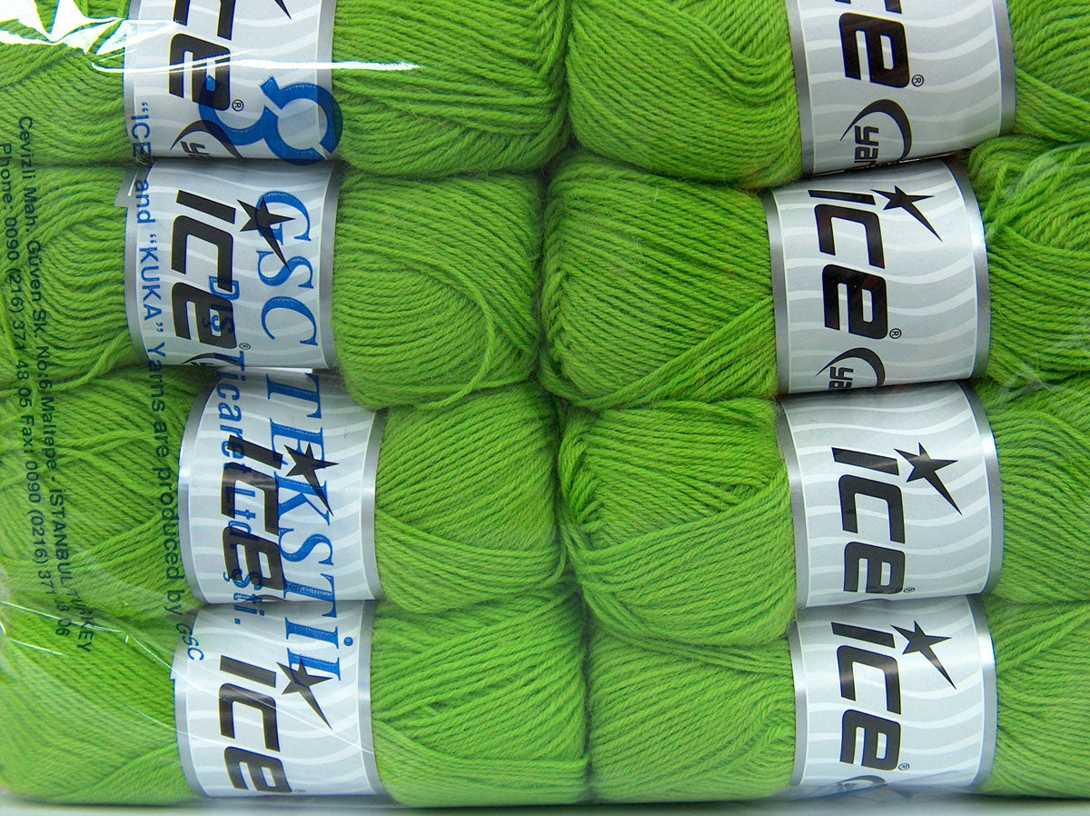 SockenWolle Uni Light Green fnt2-73986