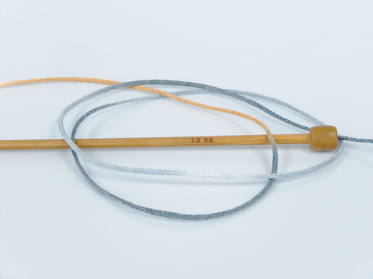 Macrame Cotton Print Cream Shades, Light Brown, Grey Shades fnt2-74592