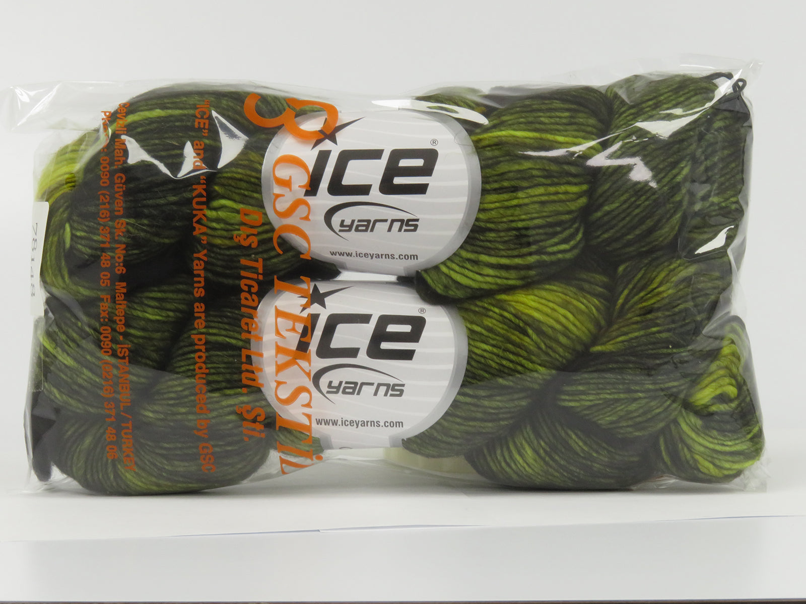 Hand Dyed Superwash Merino Green Shades fnt2-78148
