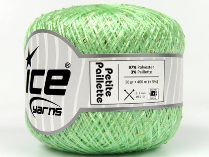 Petite Paillette Mint Green fnt2-78418