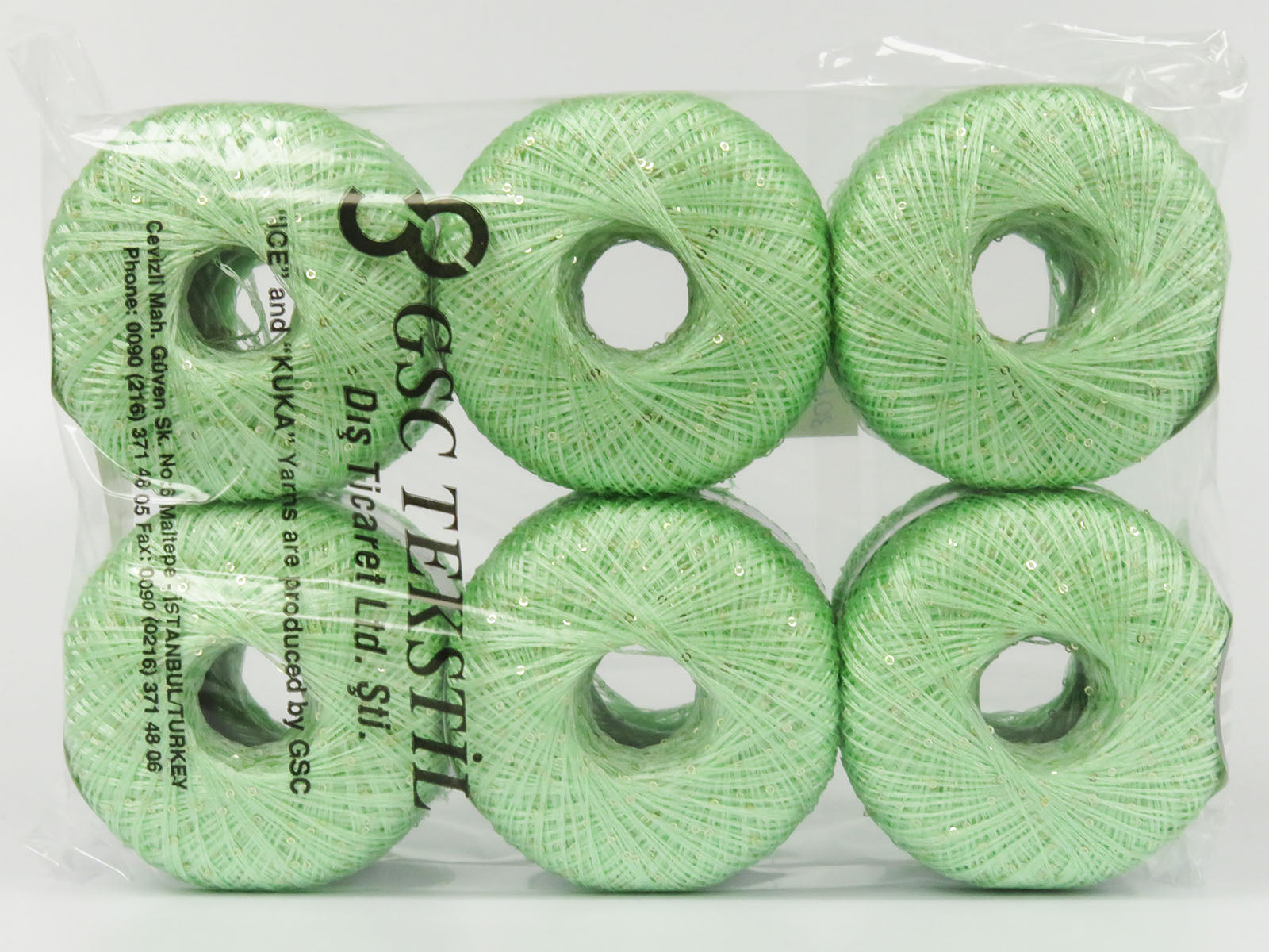 Petite Paillette Mint Green fnt2-78418