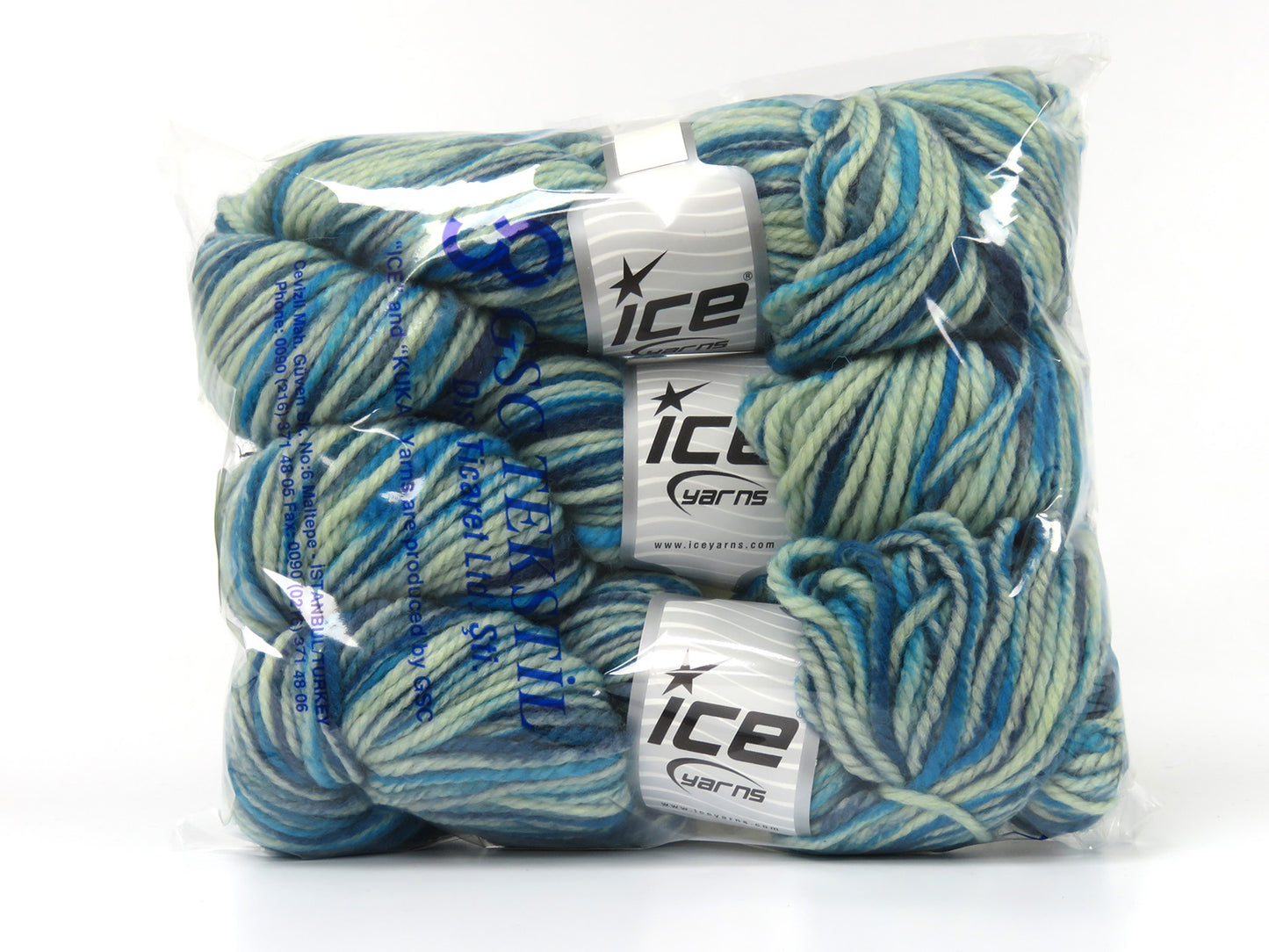 Organic Wool Bulky Hand Paint