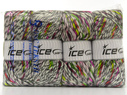 Armonia Lana Bulky Black, White, Green, Yellow, Red, Fuchsia fnt2-80001